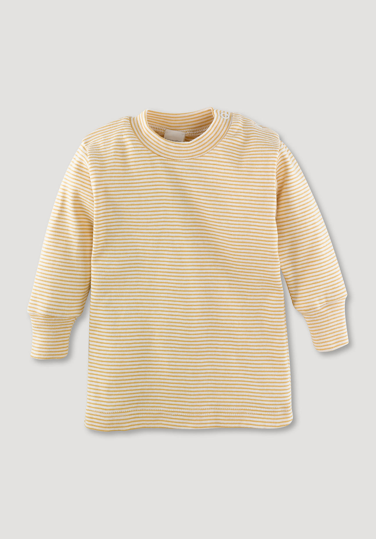 hessnatur Baby Schlafanzug aus Bio-Baumwolle - gelb Größe 86/92