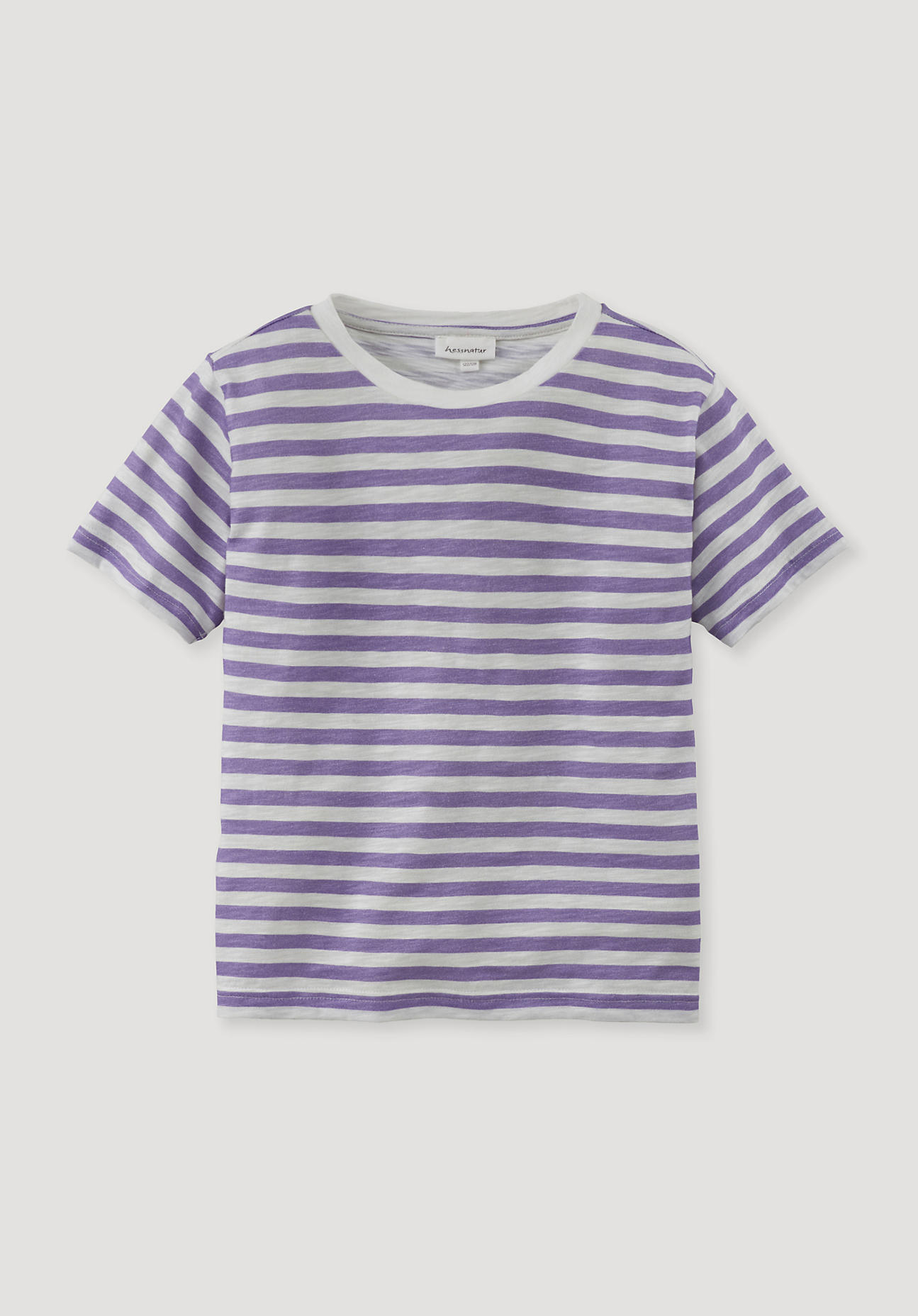 hessnatur Kinder Shirt Regular aus Bio-Baumwolle - lila - Größe 122/128