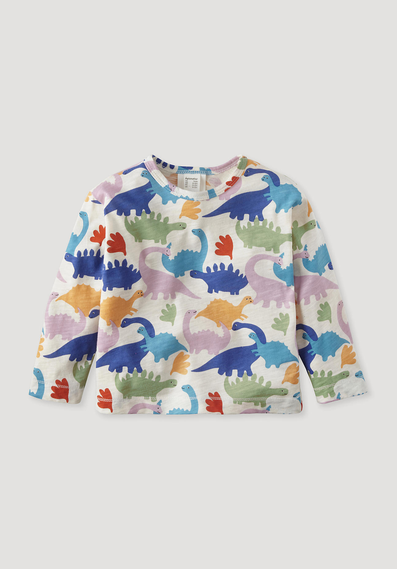 hessnatur Baby Shirt Regular aus Bio-Baumwolle - blau - Größe 74/80