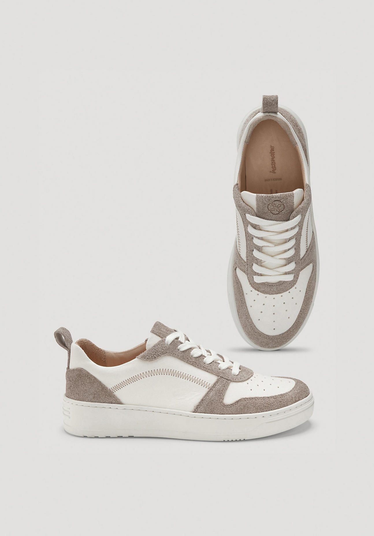 hessnatur Damen Sneaker - braun - Größe 36