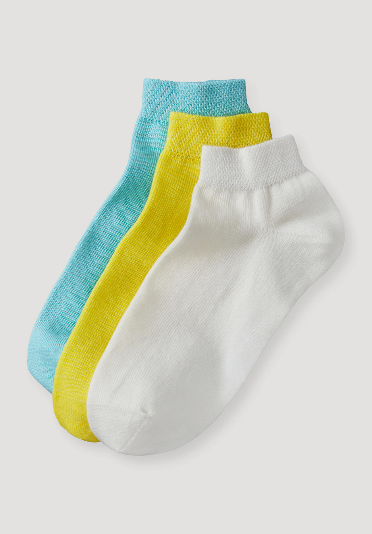 hessnatur Kinder Sneaker Socke aus Bio-Baumwolle - blau Größe 35-38