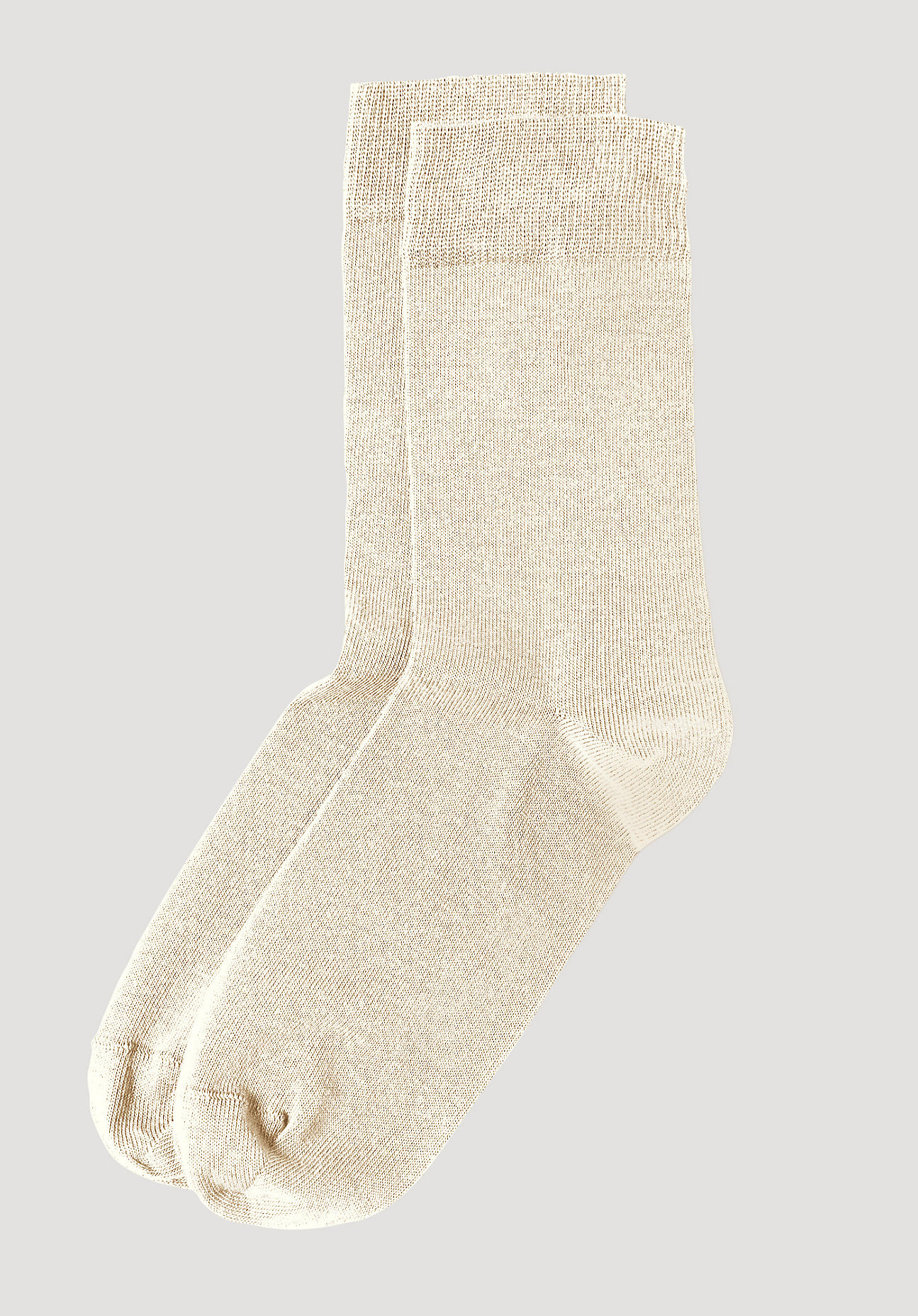 hessnatur Socken aus Bio-Baumwolle - naturfarben Grösse36/37