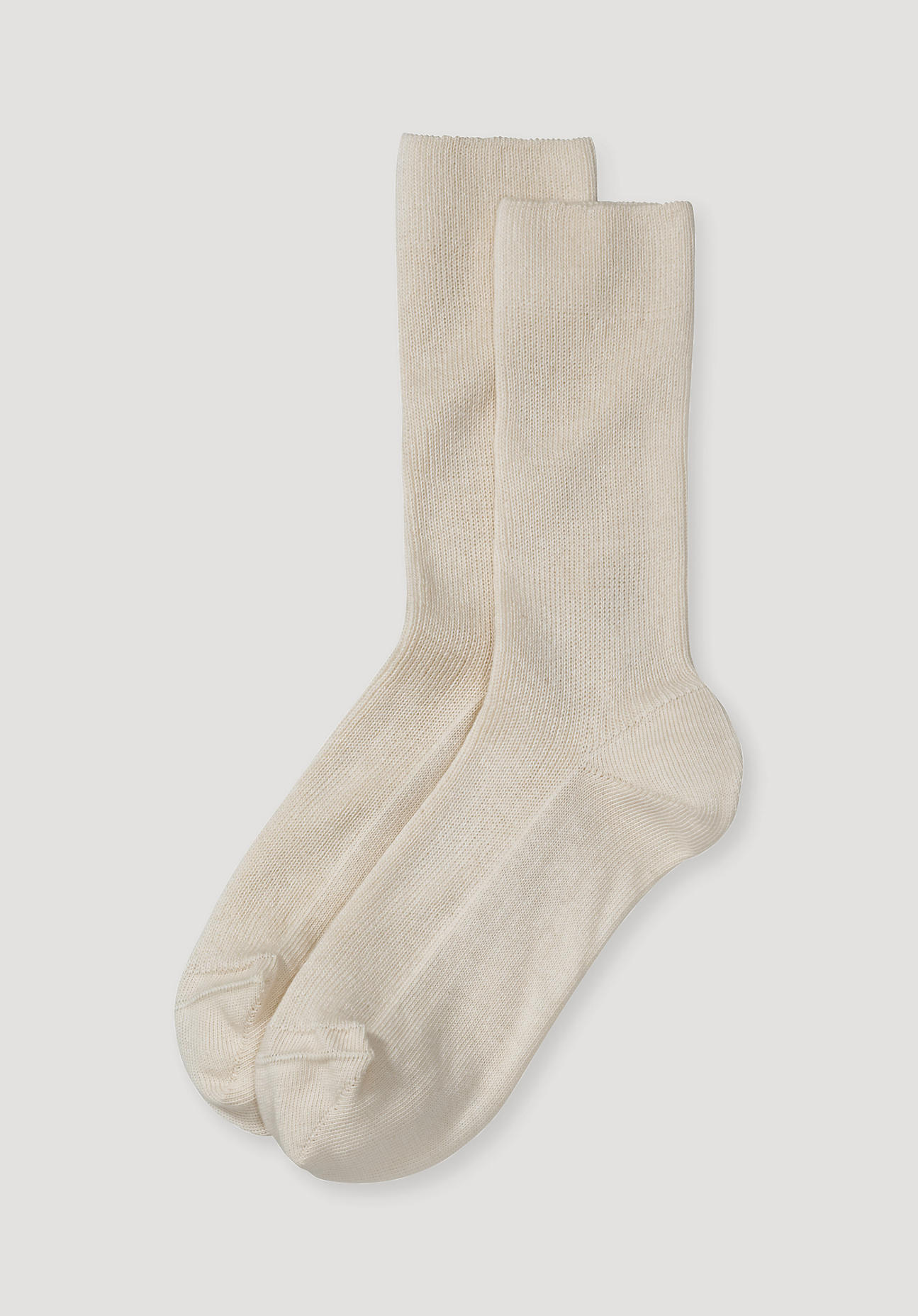 hessnatur Socke im aus Bio-Baumwolle - natur Größe 38/39