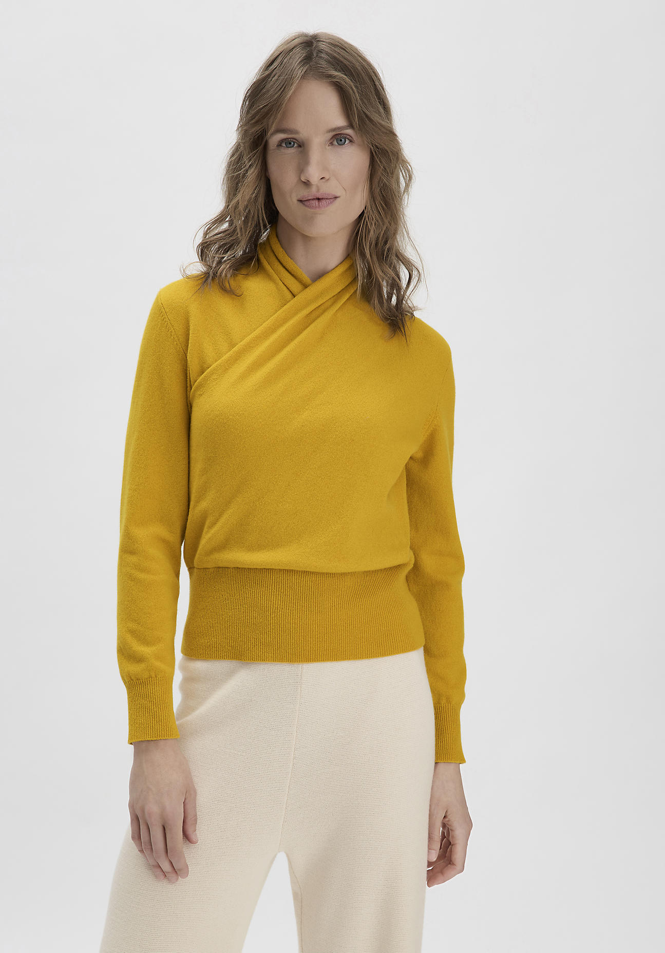 hessnatur Damen WUNDERKIND × HESSNATUR Pullover Regular aus Bio-Merinowolle mit Kaschmir - braun Größe 46