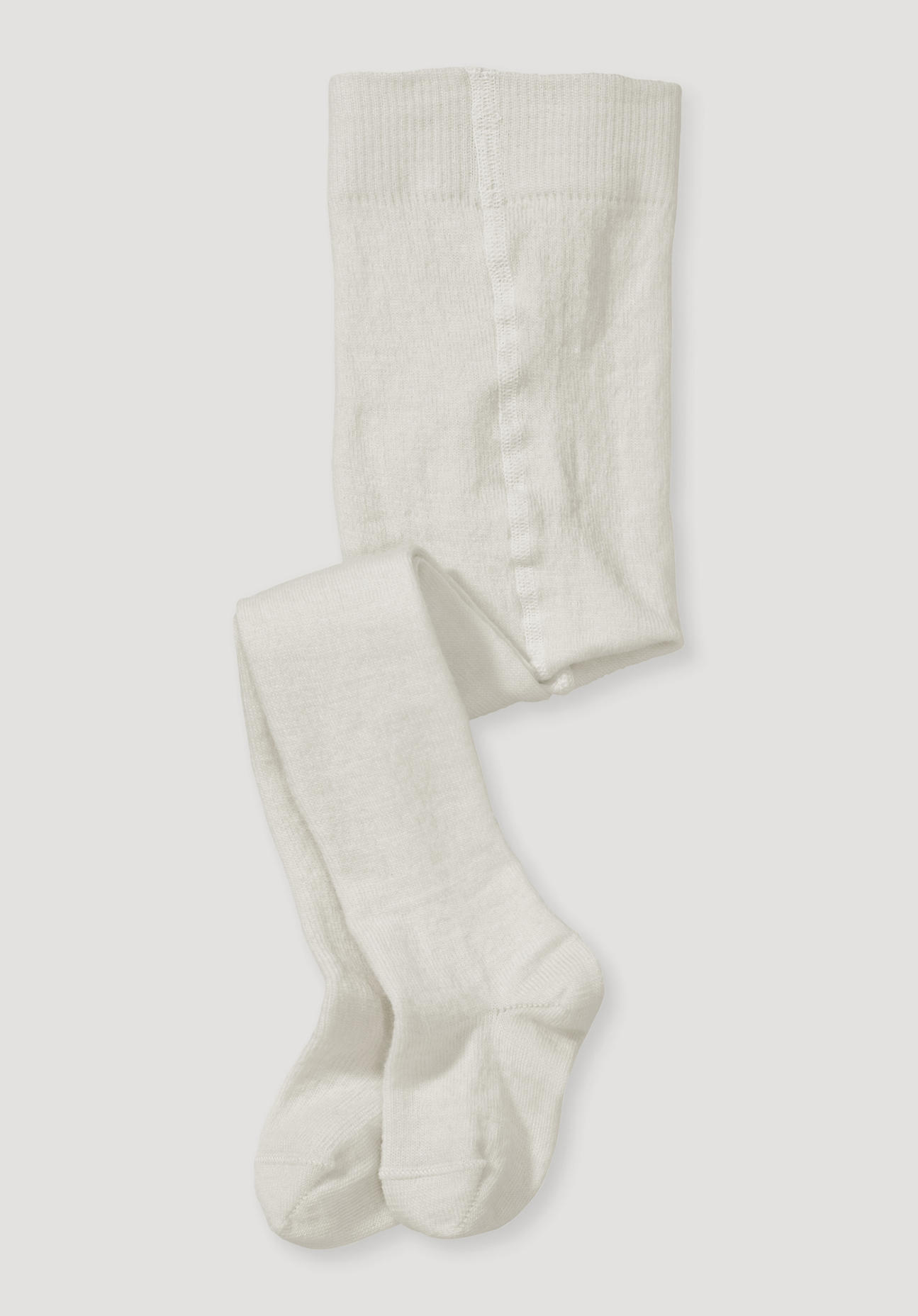 hessnatur Baby Woll-Strumpfhose aus Bio-Merino- mit Bio-Baumwolle - natur Größe 50/56