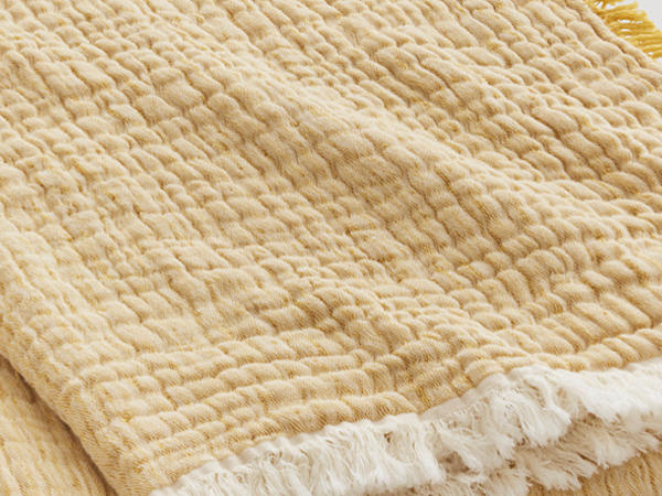 Baumwoll-Überwurf Tide aus reiner Bio-Baumwolle