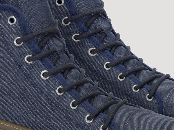 BetterRecycling sneakers made from organic denim