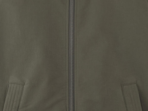 Blouson jacket softshell made from organic cotton