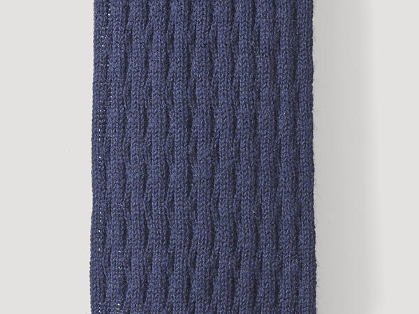 Cable scarf made from Mongolian merino wool