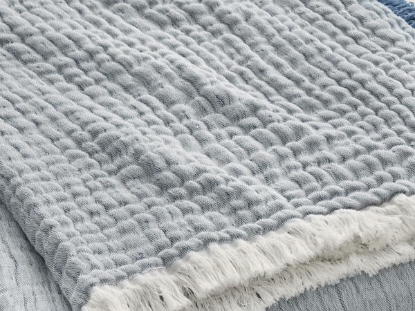 Cotton throw Tide made from pure organic cotton