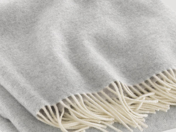 Davos blanket made of cashmere and merino wool