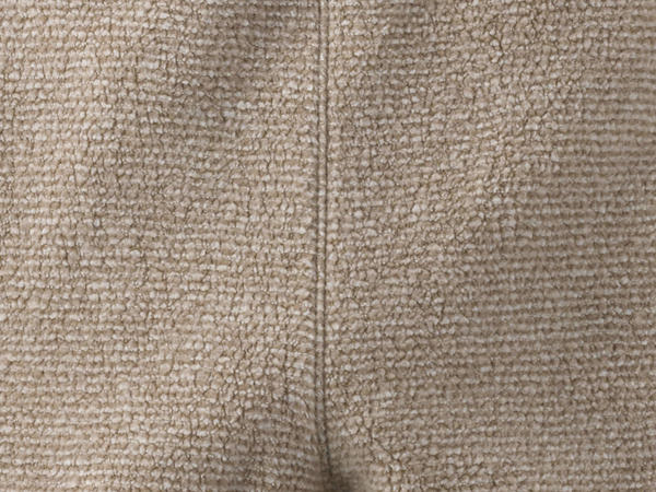 Fleece-Latzhose geringelt aus reiner Bio-Baumwolle