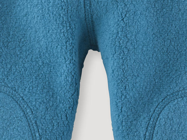 Fleece pants made of pure organic cotton