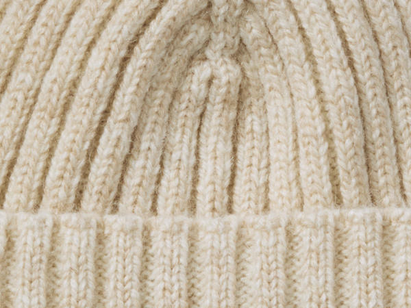 Hat made from organic merino with alpaca