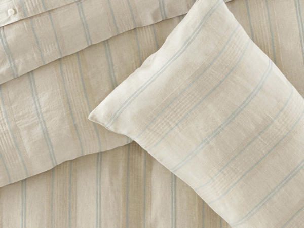 Limoges bed linen set made from organic linen with organic cotton