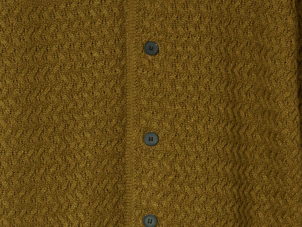 Linen cardigan with virgin wool