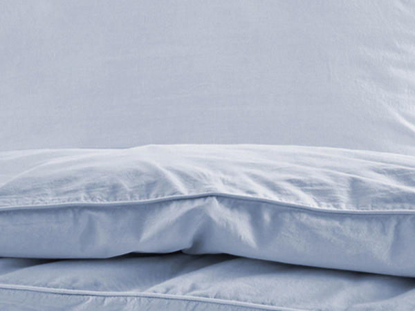 Percale bed linen in a set made from pure organic cotton
