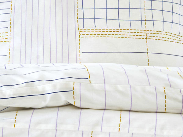Percale bed linen set Annli made from pure organic cotton