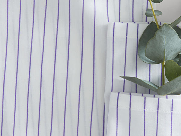 Percale napkins Annli in a set of 2 made from pure organic cotton