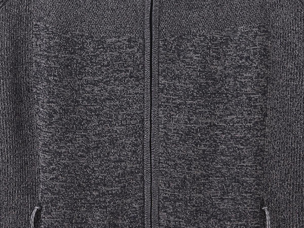 Performance cardigan made of merino wool with silk