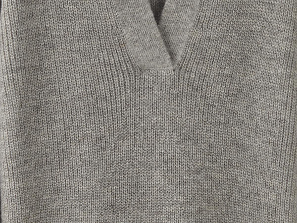 Polo-Pullover aus reinem Alpaka