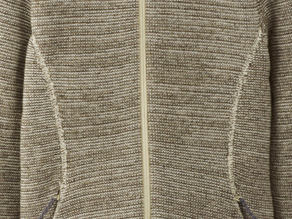 Rhön-Strickjacke aus Schurwolle mit Bio-Baumwolle