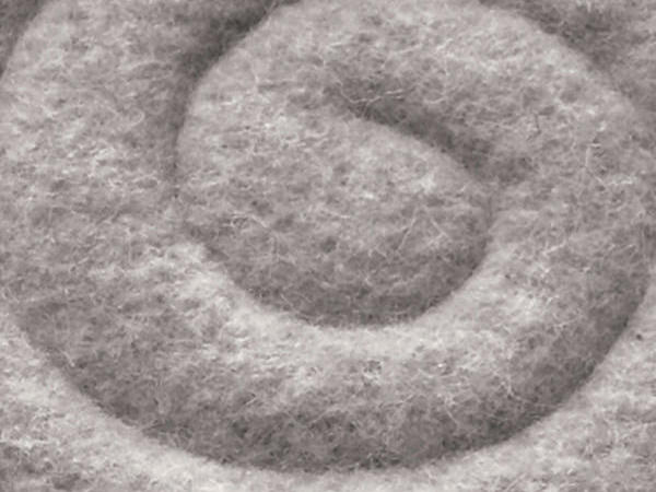 Round chair cushions made of pure new wool