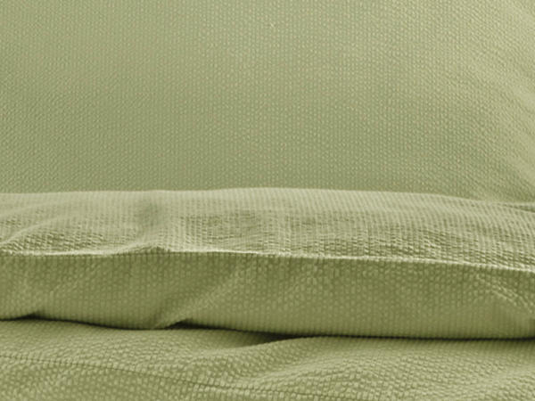 Seersucker Bettwäsche-Set aus reiner Bio-Baumwolle