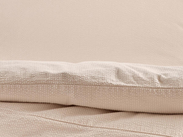 Seersucker bedding set made from pure organic cotton
