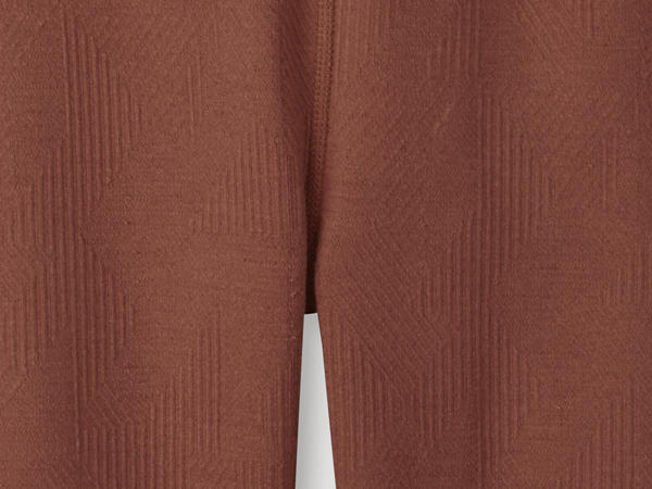 Short jacquard leggings made of organic cotton