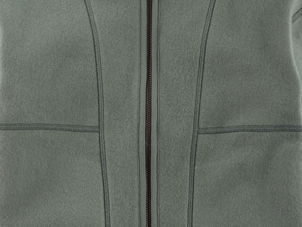 Soft fleece jacket made from pure organic cotton
