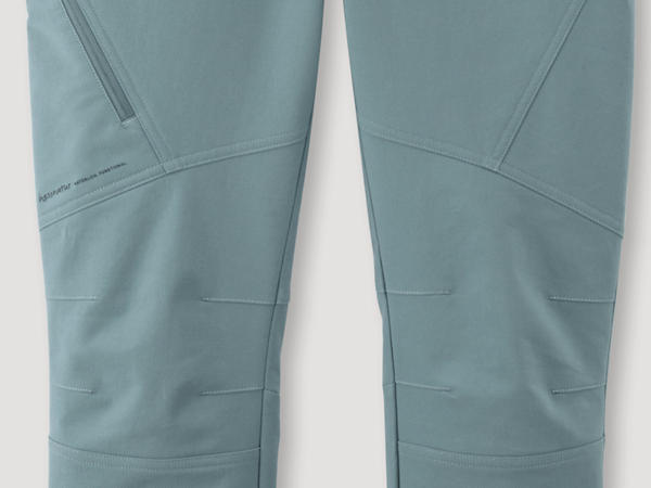 Softshell pants slim fit made of organic cotton