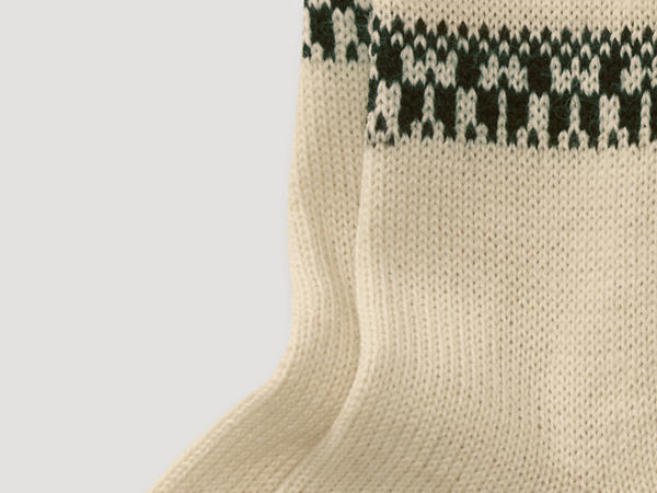 Unisex Norwegian socks made from pure organic merino wool