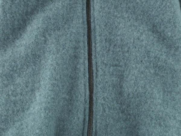 Wool fleece jumpsuit made from organic merino wool