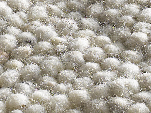 Woven rug Rhönschaf made of pure new wool