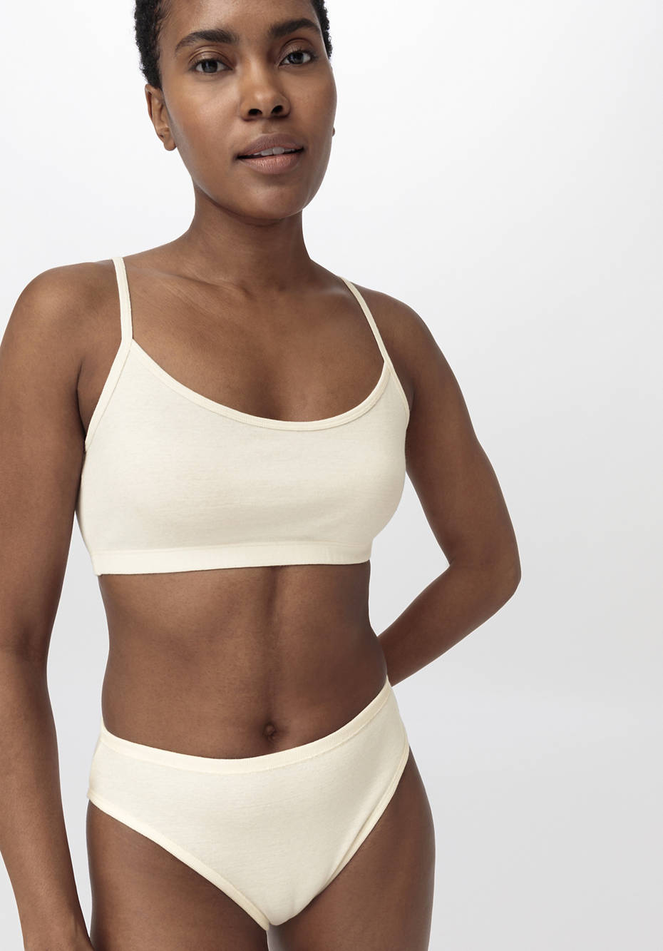 2-pack bustier made from pure organic cotton