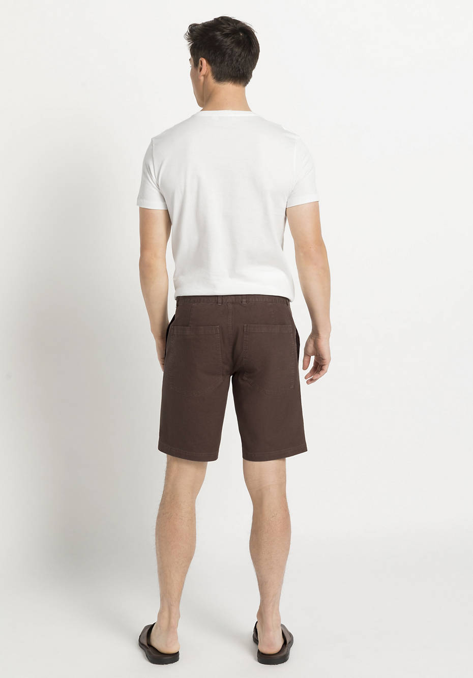 Bermuda-Shorts aus Bio-Baumwolle mit Hanf