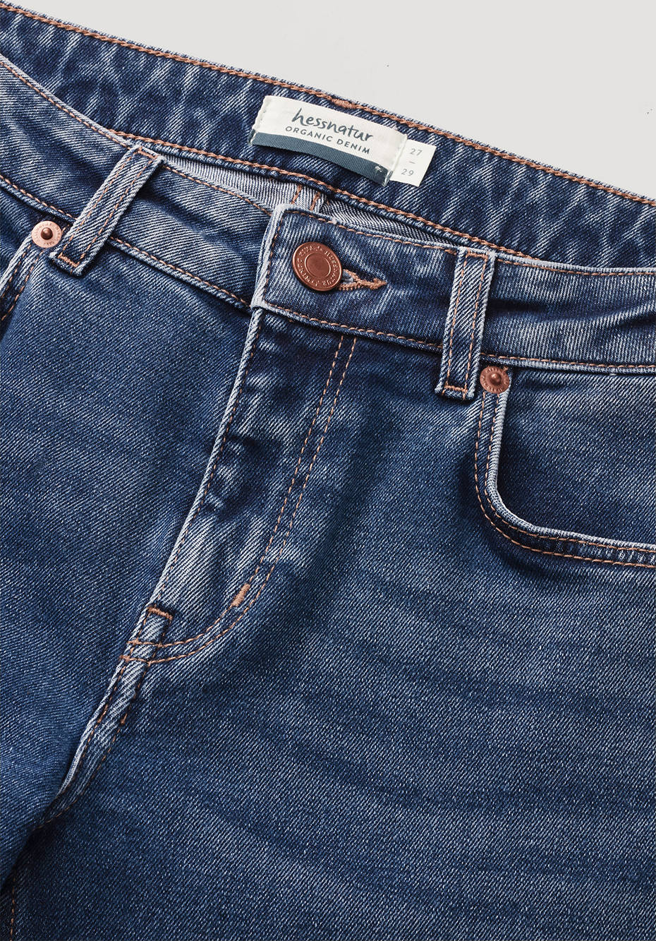 BetterRecycling Jeans Flared aus Bio-Denim