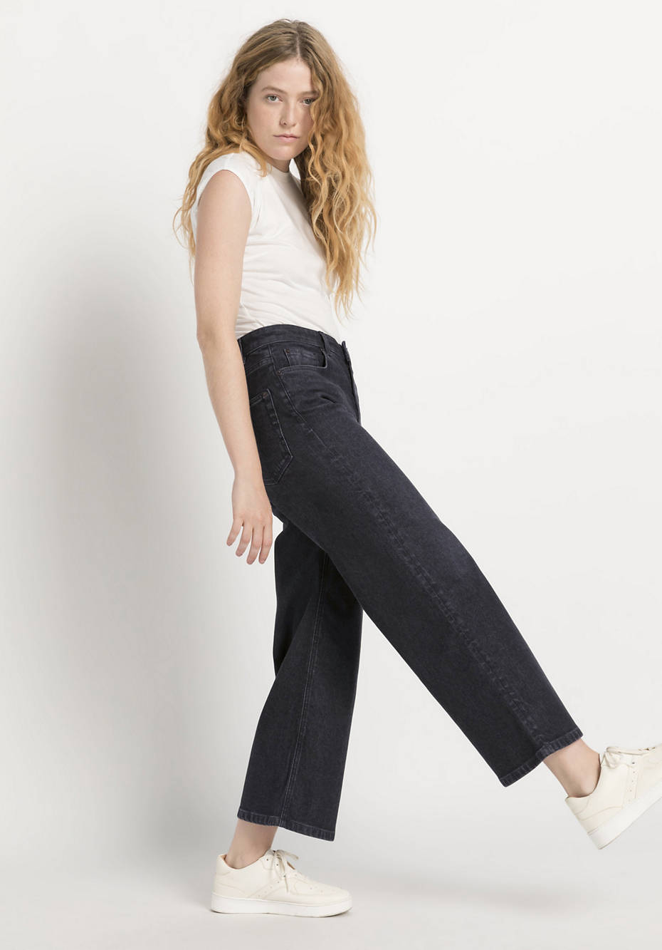 BetterRecycling Jeans culottes made from organic denim
