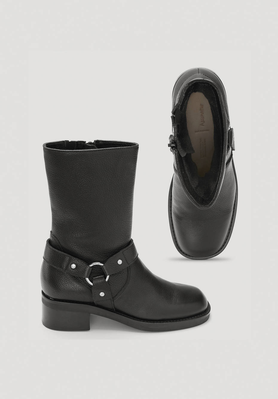 Biker boots suede best sale