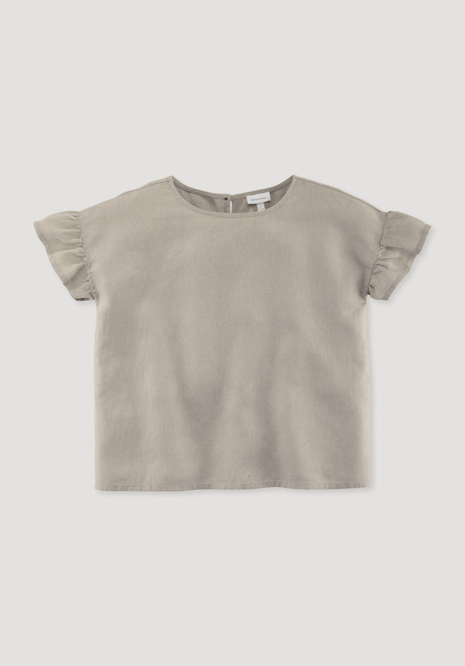 Blouse shirt made of linen with organic cotton