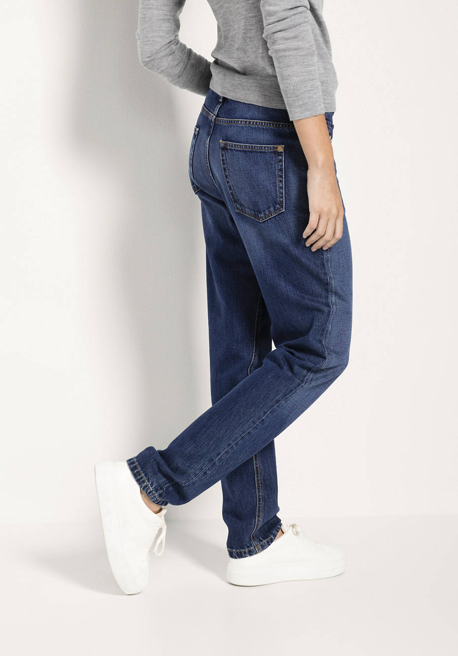 Boyfriend jeans made from pure organic denim