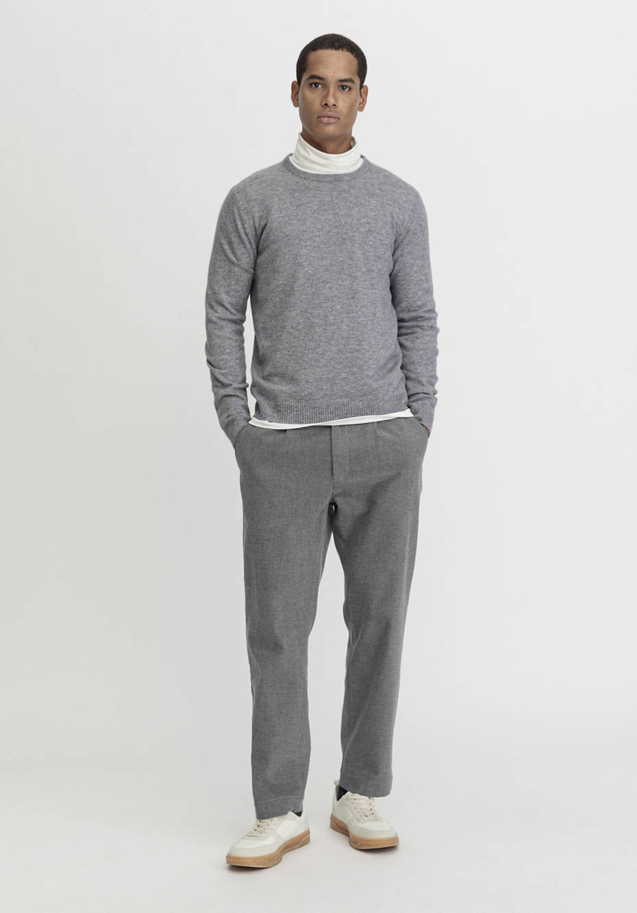 Regular zip jacket made from pure organic lambswool 53044 Regular zip jacket made from pure organic lambswool 53044