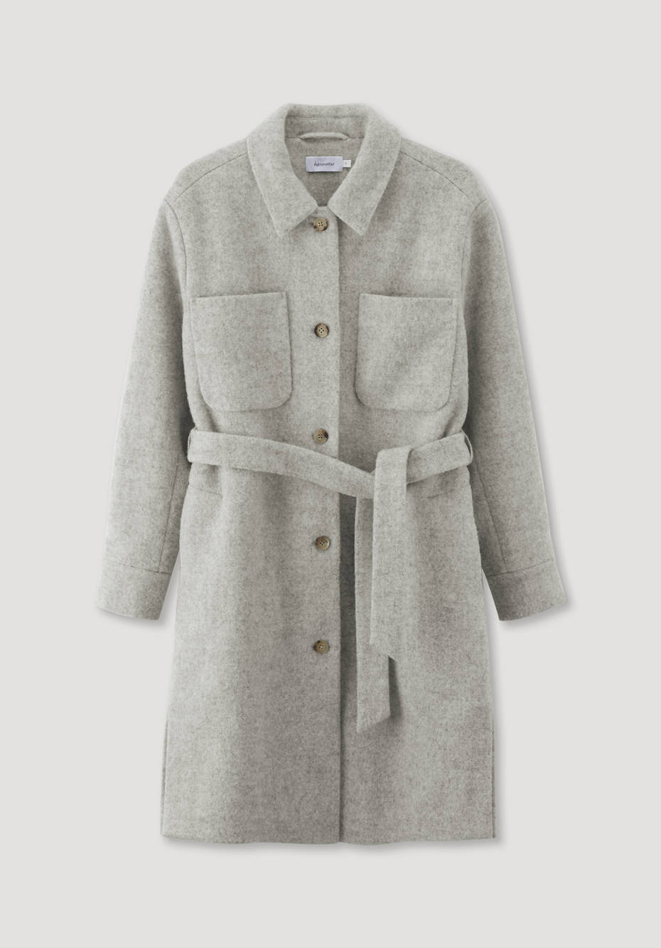 Coat made of pure new wool