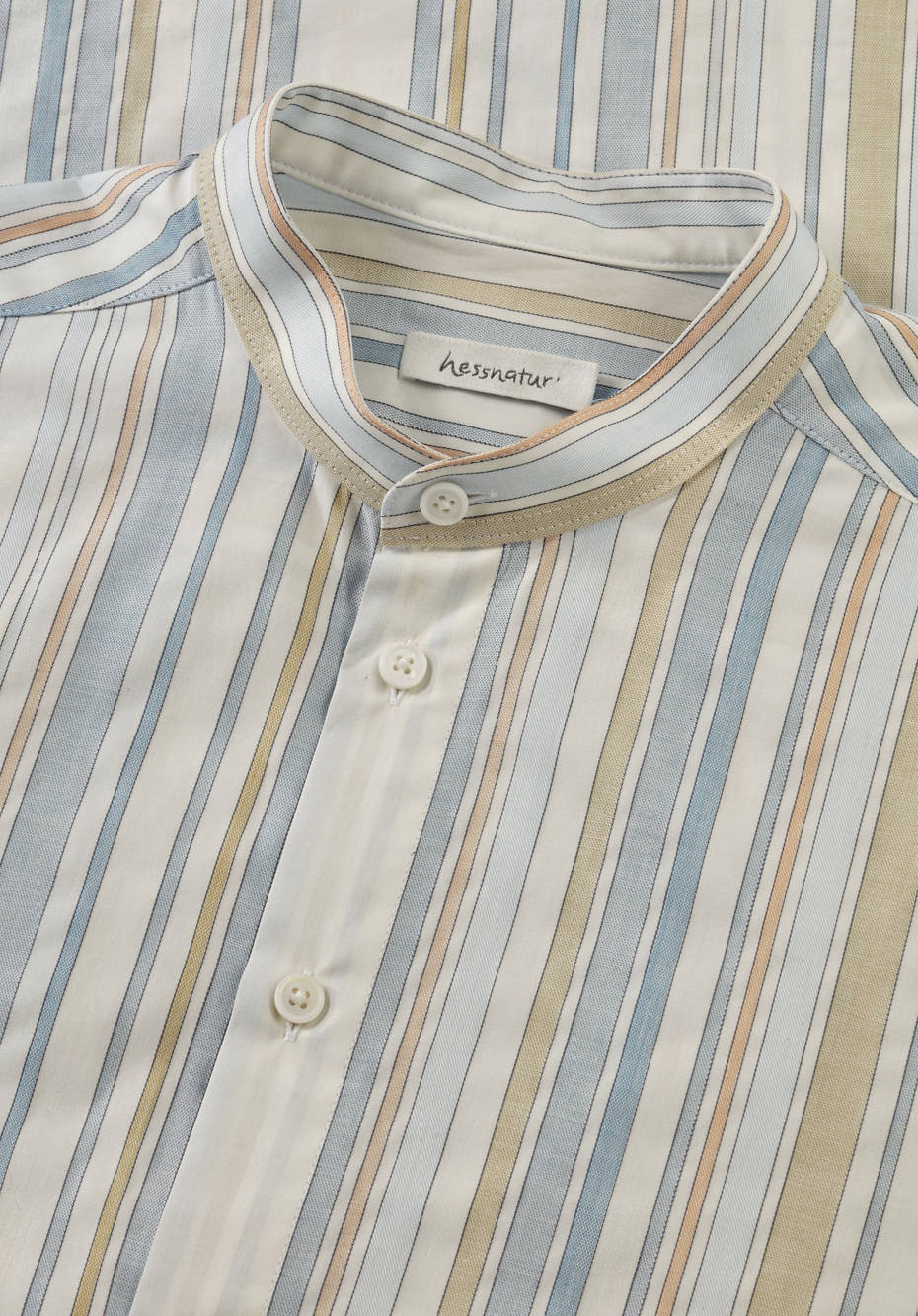 Comfort Fit striped shirt made of pure organic cotton