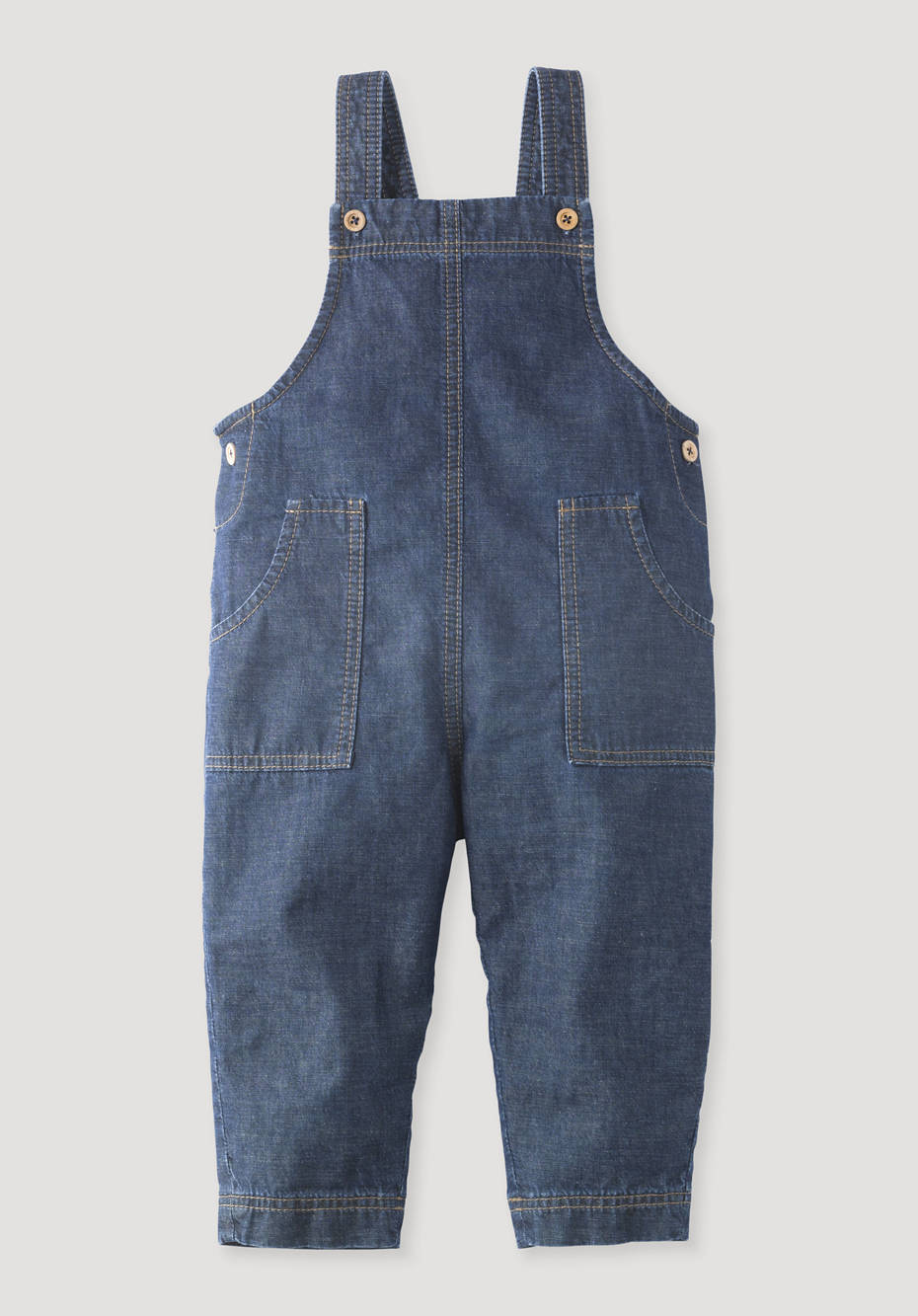 Dungarees made of organic cotton with linen