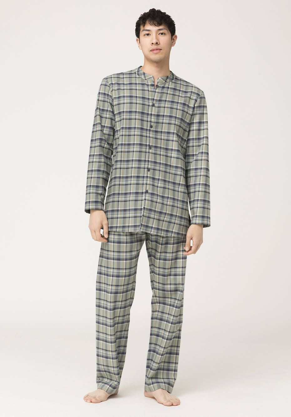 Flannel pajama pants made from pure organic cotton