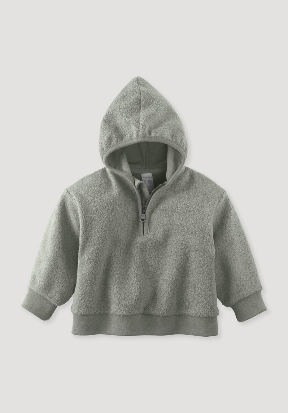 Fleece-Sweater BetterRecycling aus reiner Bio-Baumwolle