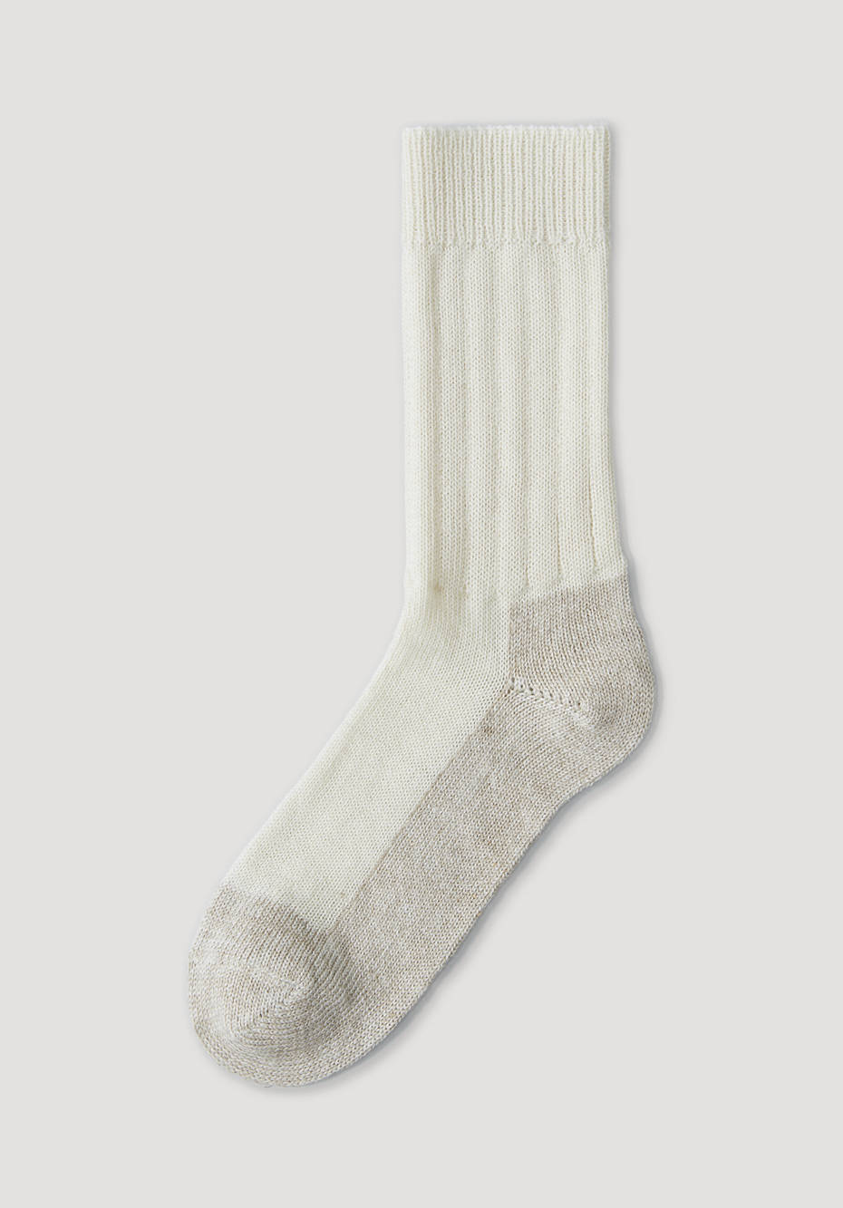 Functional socks made from organic merino wool with hemp