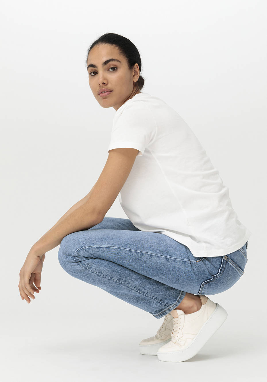 Hanna Mom Fit jeans made from pure organic denim